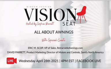 Eric Scop of Retractableawnings.com® talks about retractable awnings on the VISION Seat
