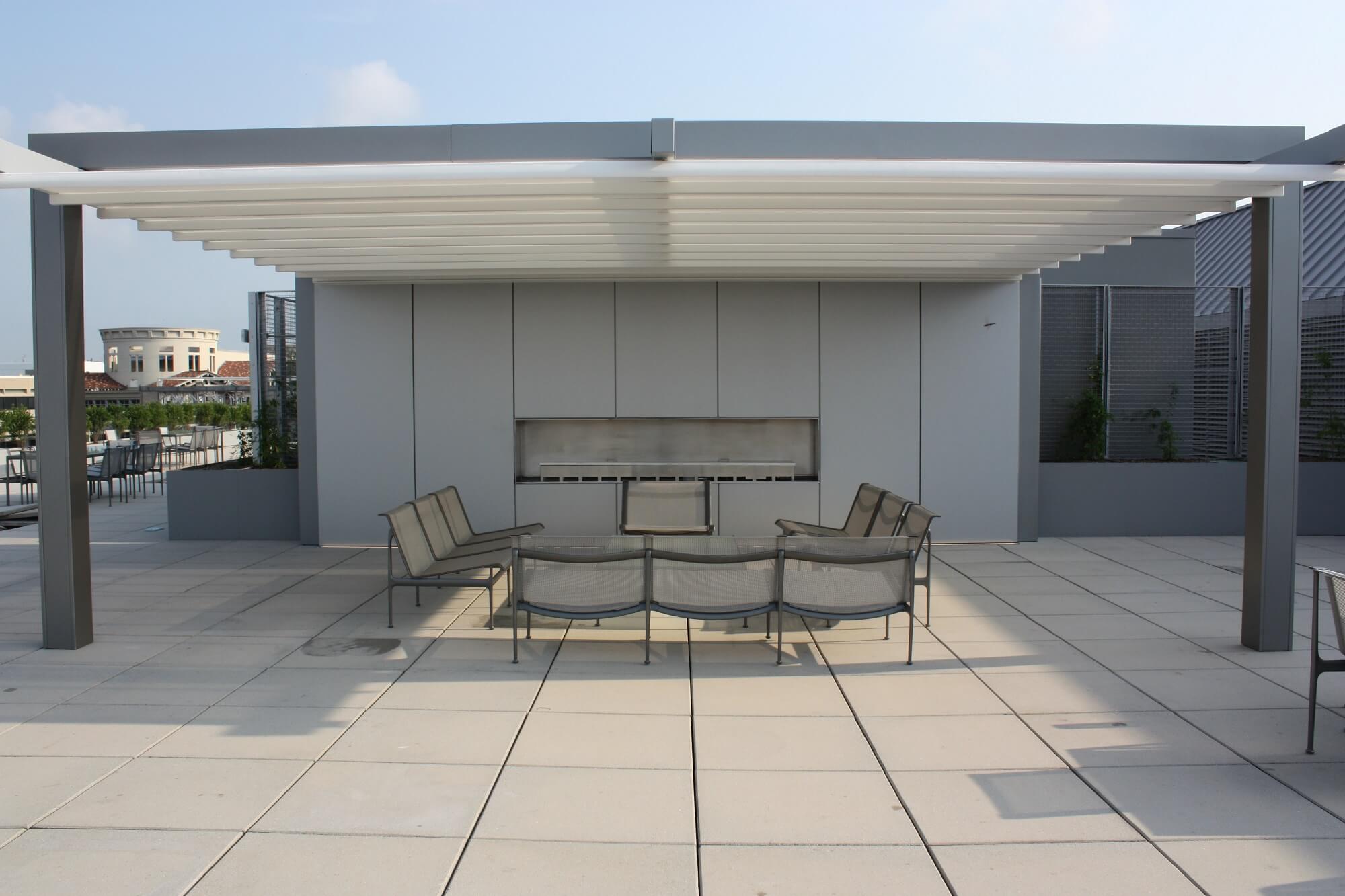 rimini retractable commercial grade patio deck cover pergola system