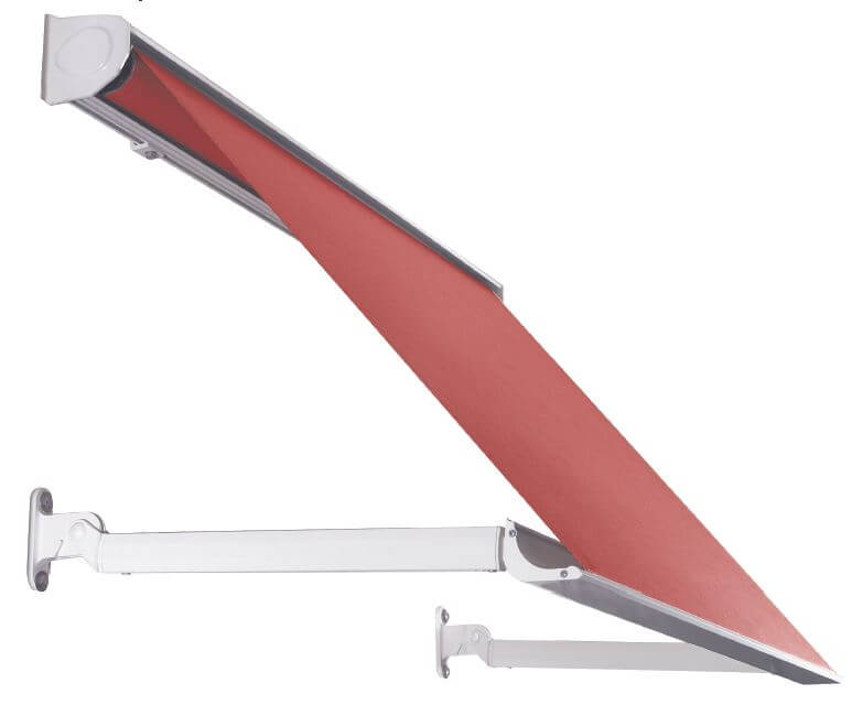 side arm drop arm retractable awning